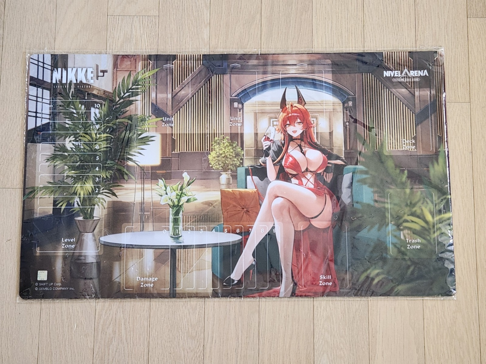Redhood Nonsense Red Nikke Playmat Korea exclusive Authentic